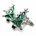 Christmas Trees Winter Holidays Cufflinks.jpg